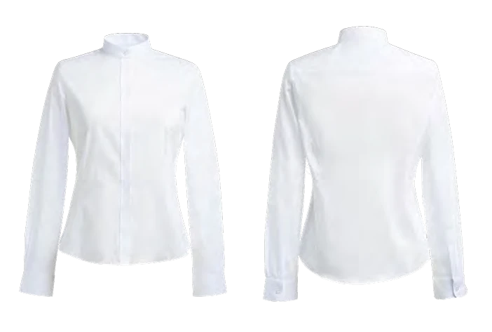 Blusa Mandarín Dama EC07W WORK PRO