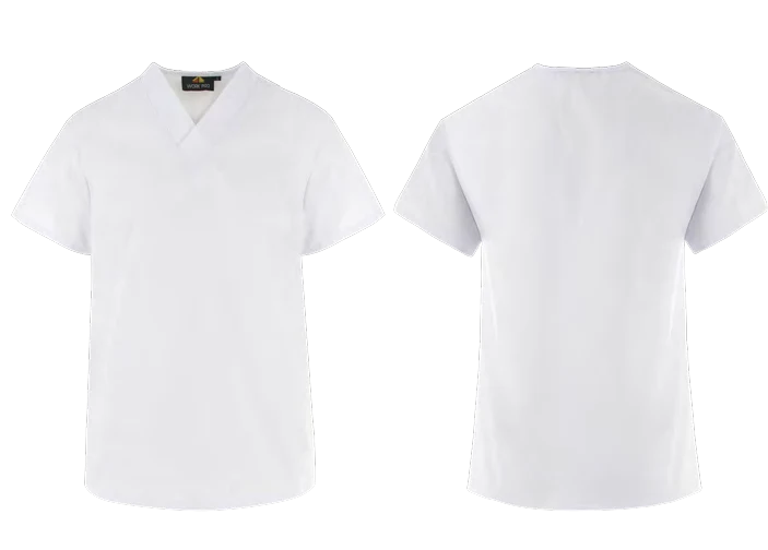 Camisa Médica Unisex en V IC03 WORK PRO