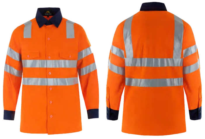 Camisa Industrial Alta Visibilidad IC05-2 WORK PRO