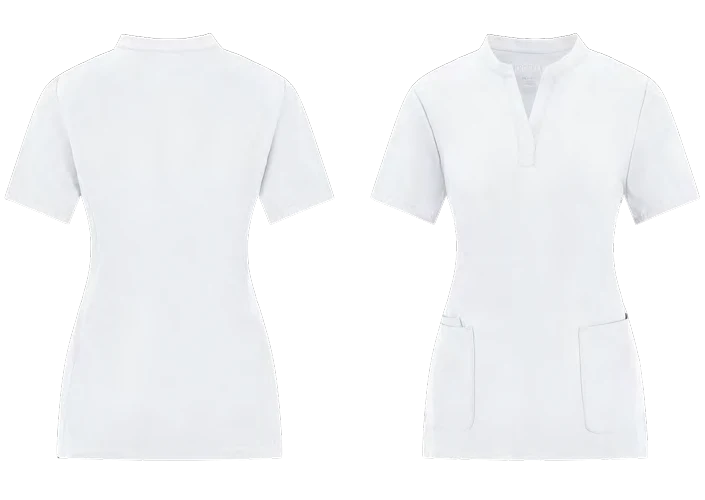 Scrub Médico Mao Dama Blanco MC01W-WHT WORK PRO
