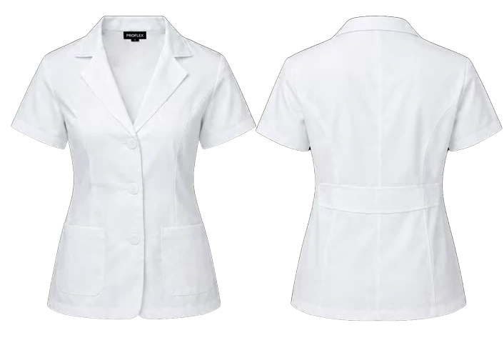 Bata Médica Dama M/C MC05W WORK PRO